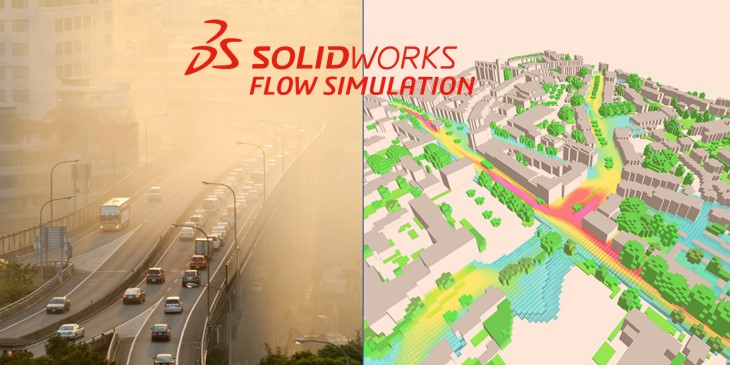 Flow Simulation Hava Kirlilik Analizi Webinar TEKYAZ Blog