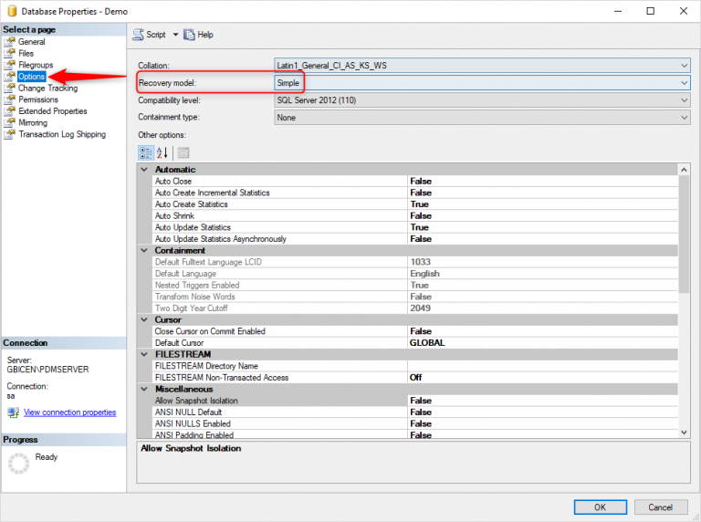 PDM Professional SQL Veritabanı Yedeklemesi - TEKYAZ Blog