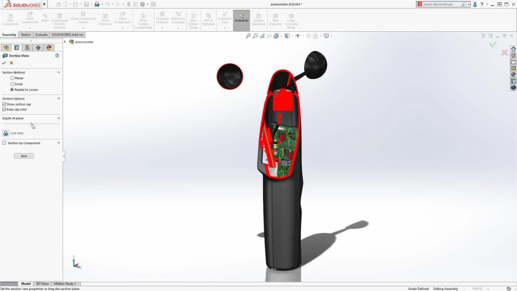 SOLIDWORKS-2020-section-view
