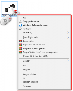Sağ Tık Menüsünde Gözükmeyen SOLIDWORKS Sekmesi