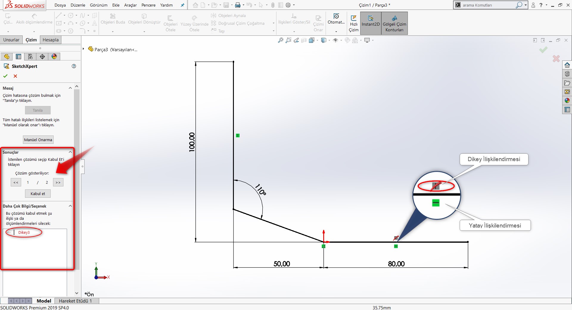 SOLIDWORKS SketchXpert