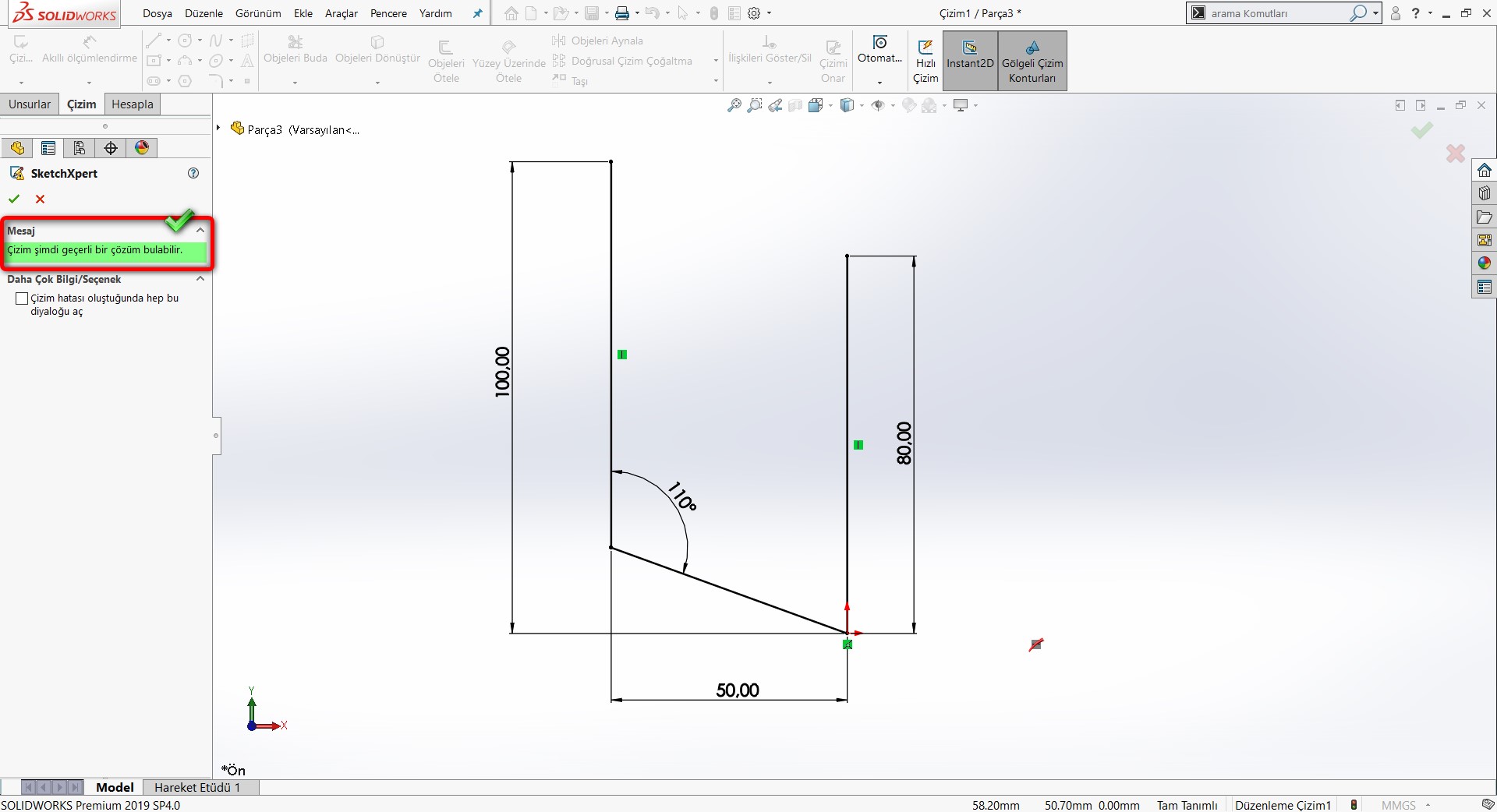 SOLIDWORKS SketchXpert