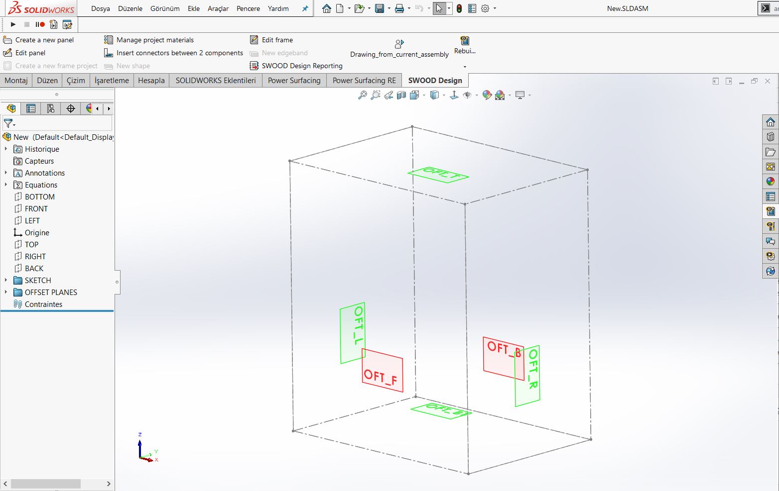 SOLIDWORKS SWOOD Box