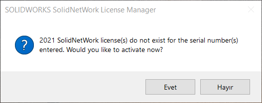 SolidNetWork License Manager