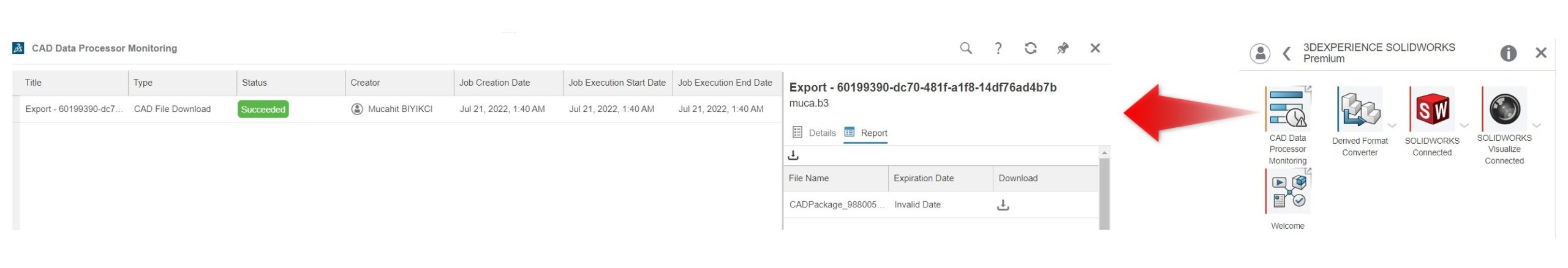 CAD Data Processor Monitoring