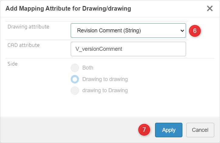 Add Mapping Attribute for Drawing/drawing