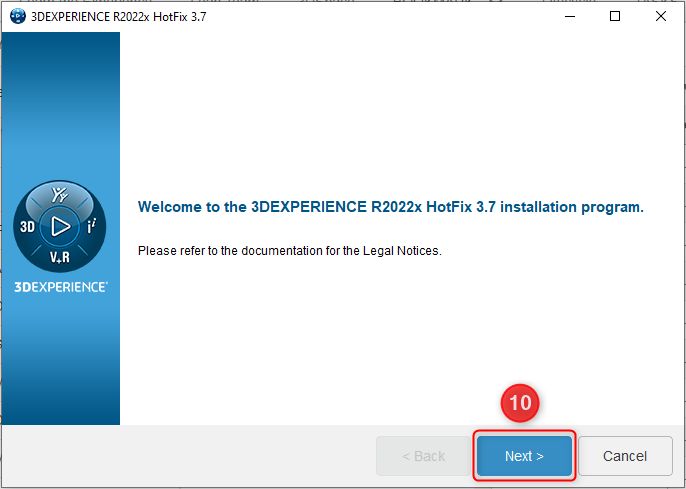 Welcome to the 3DEXPERIENCE R2022x installation program