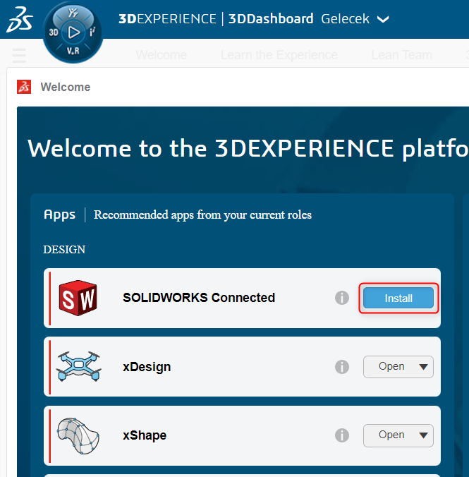 Welcome - SOLIDWORKS Connected Install