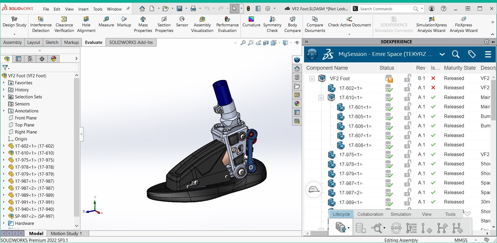 SOLIDWORKS - MySession Paneli