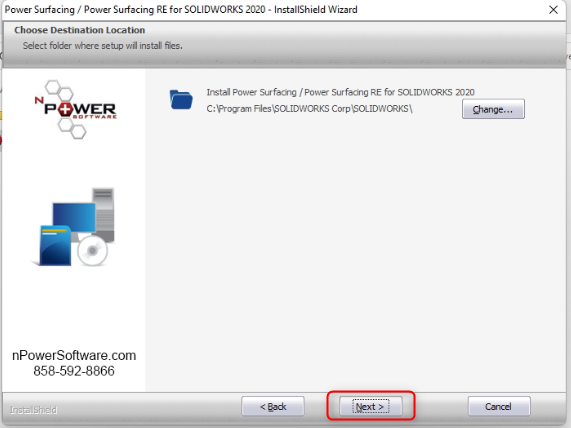 Power Surface Setup Ekranı