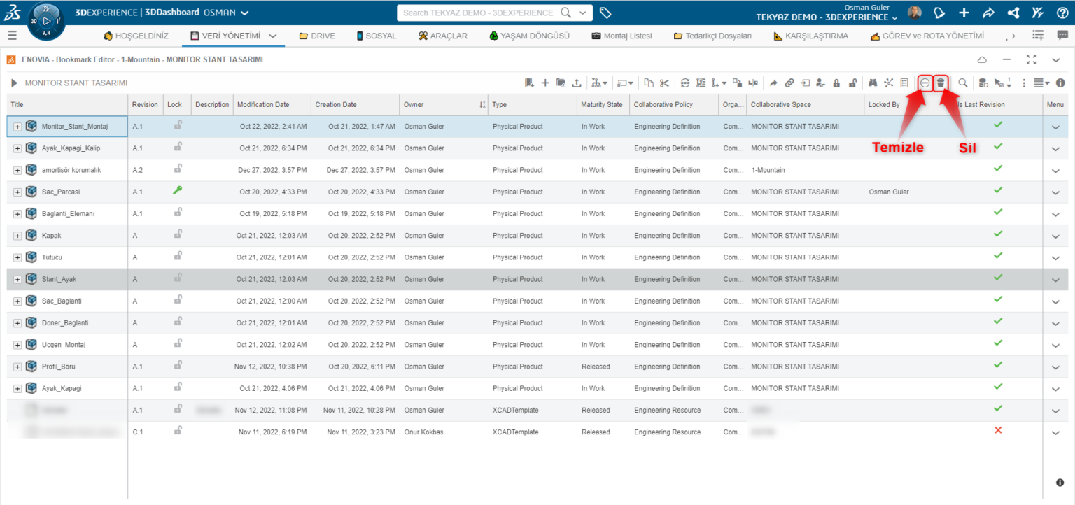 3DEXPERIENCE Bookmark Editor İpuçları TEKYAZ Blog
