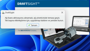 DraftSight Ağ Hatası
