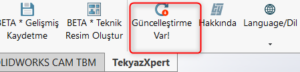 TEKYAZXpert Güncelleştirme Bilgisi