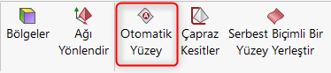 Otomatik Yüzey Komutu