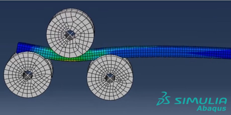 SIMULIA Abaqus Explicit - Üç Noktadan Büküm - TEKYAZ Blog