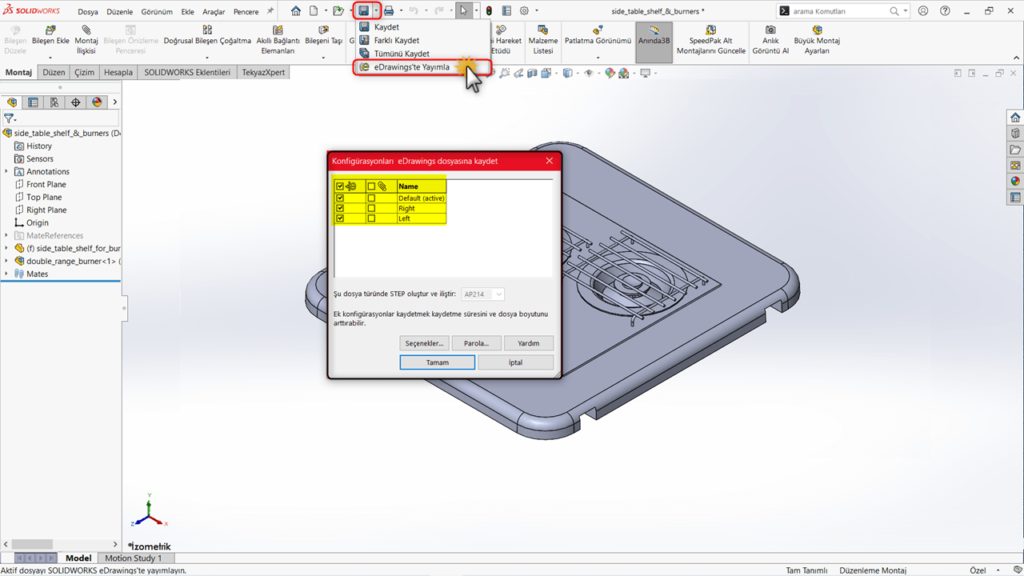 Tasarımları Paylaşmanın Kolay Yolu : eDrawings - HTML Çözümü - TEKYAZ Blog