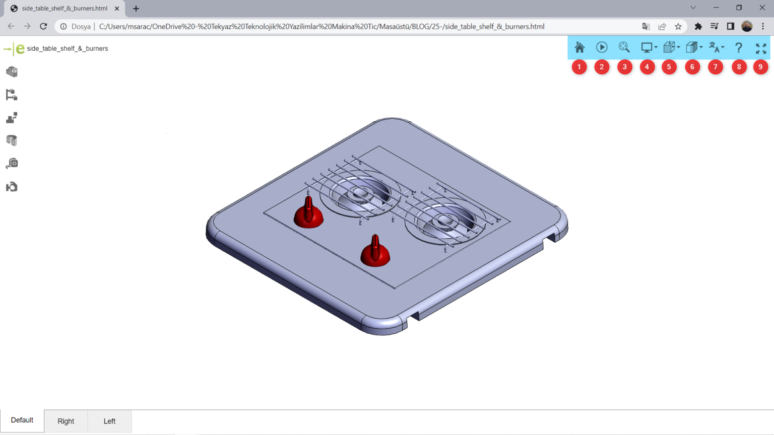 Tasarımları Paylaşmanın Kolay Yolu : eDrawings - HTML Çözümü - TEKYAZ Blog