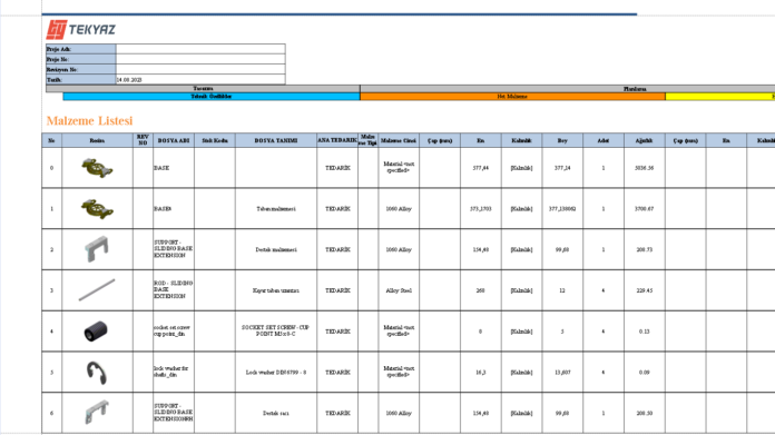 TekyazXpert - Rapor Şablonu Hazırlama - TEKYAZ Blog