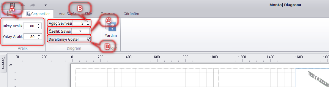 Montaj Diagramı Düzenleme