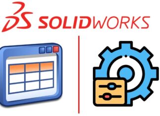 SOLIDWORKS Aile Tablosu