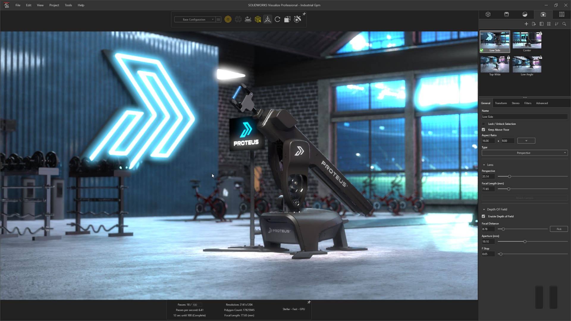 Visualize ile Render İşlemi