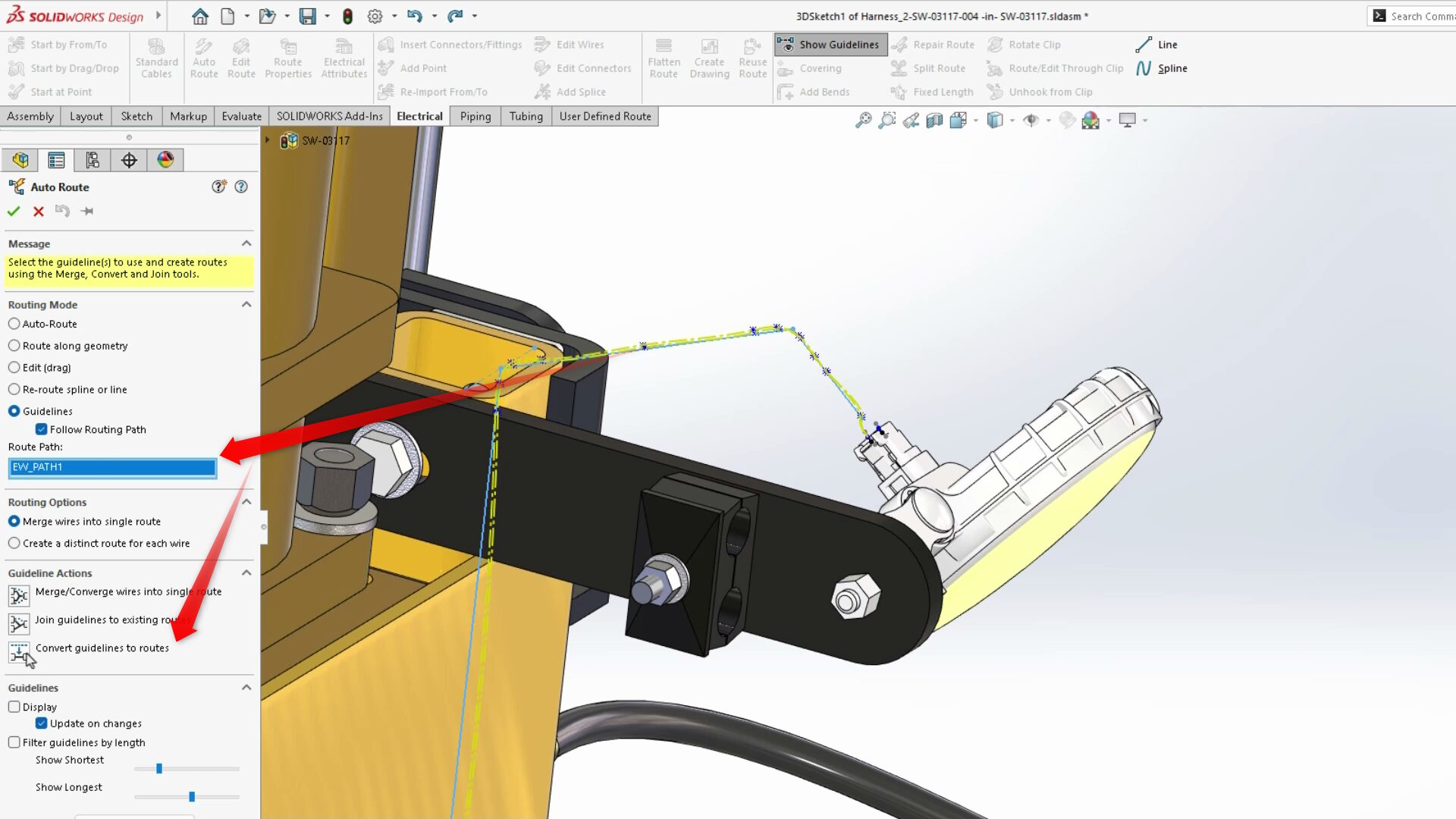 Rota Yolu Oluşturma