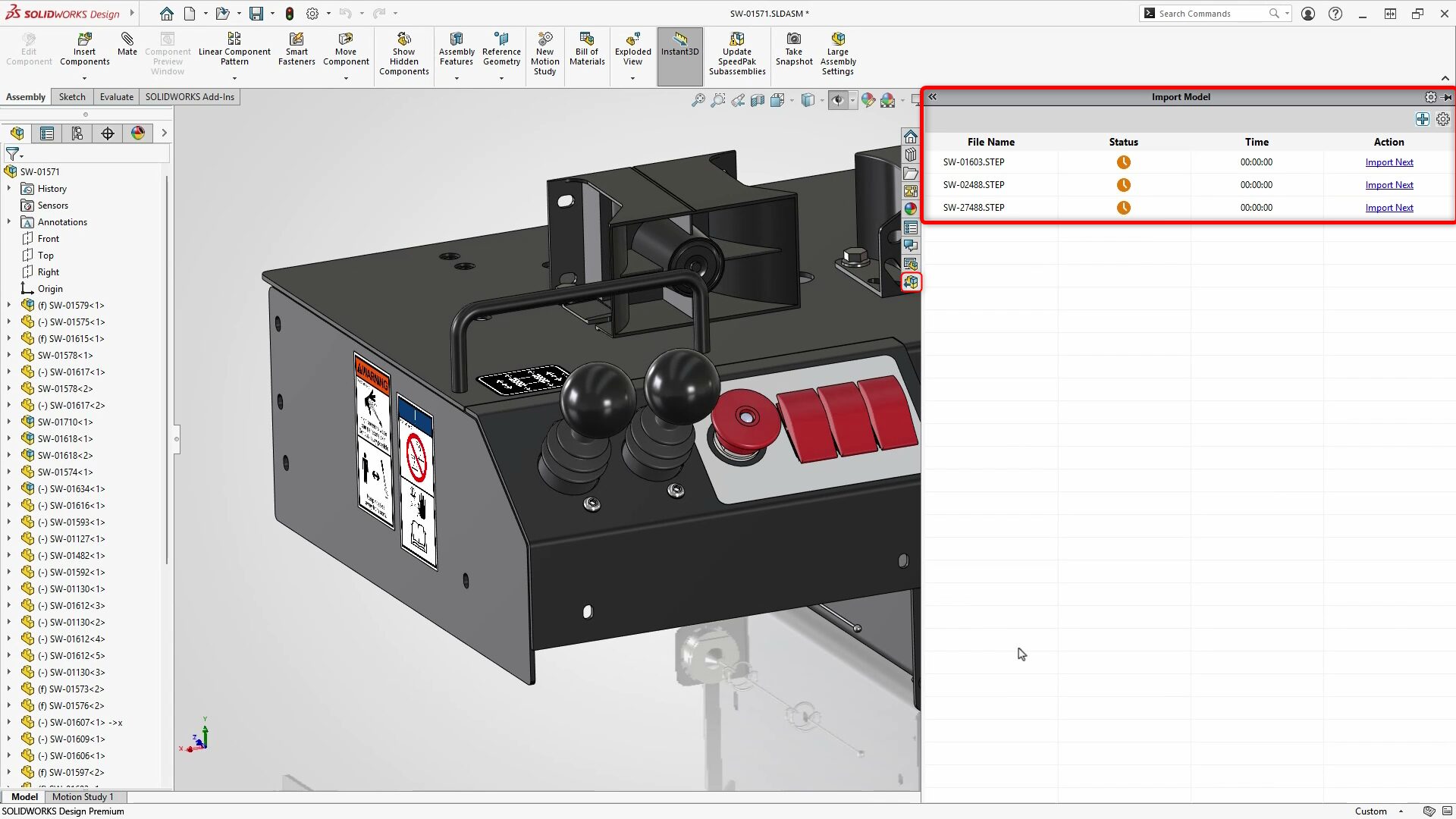 Import Model Görev Bölmesi 