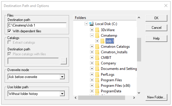 CTF klasörüne aç (Unpack to the CTF folder)