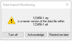 Veri İçe Aktarma İzleme