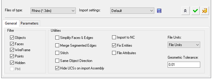 Rhino dosyalarının doğrudan içe aktarımı