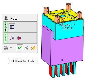 Kesme ile elektrot tutucuları ekleme (Add electrode holders with Cut)
