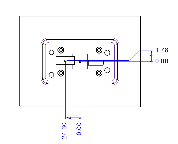 Elektrot çizimleri için ordinat boyutlar (Ordinate dimensions for Electrode drawings)