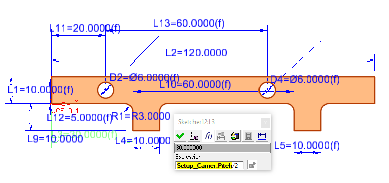 Kaydedilen eskizler boyutsal formülleri hatırlar
