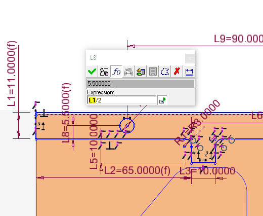 Kaydedilen eskizler boyutsal formülleri hatırlar