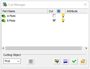 Kesici nesne adlarını görüntüleme (Display the cutting object names)