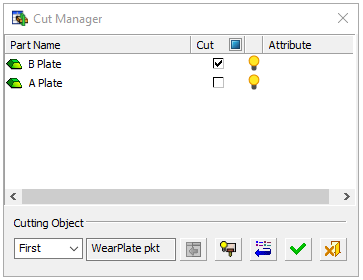 Kesici nesne adlarını görüntüleme (Display the cutting object names)