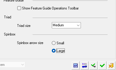 Büyük Spin kutuları (Large Spin boxes - artış okları)