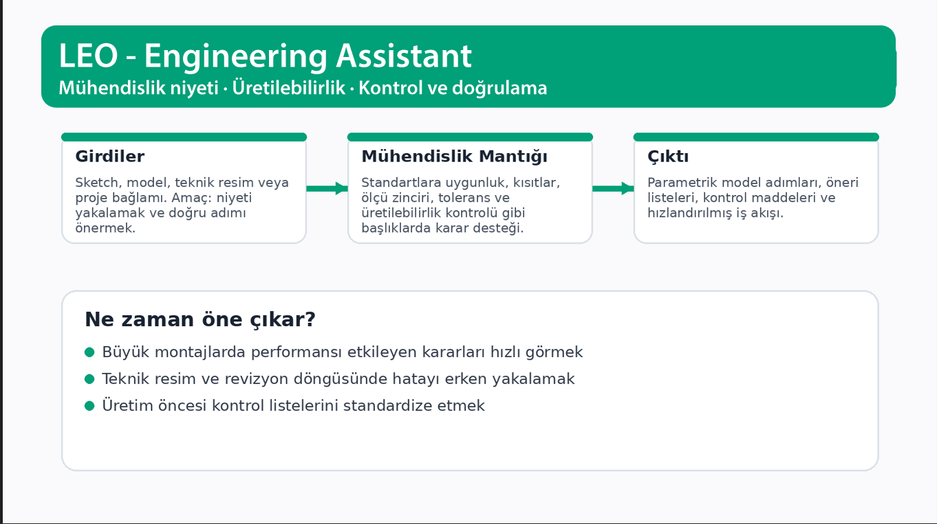 LEO: mühendislik odağıyla karar desteği yaklaşımı