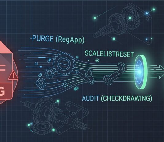 DraftSight Performans Rehberi: DWG/DXF Dosya Boyutunu Düşüren Komutlar